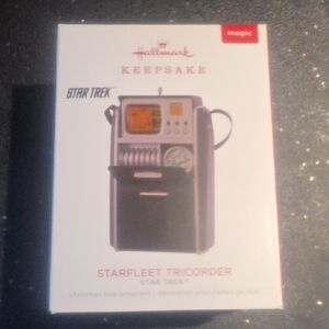 Hallmark Starfleet Tricorder Keepsake - Black and Silver